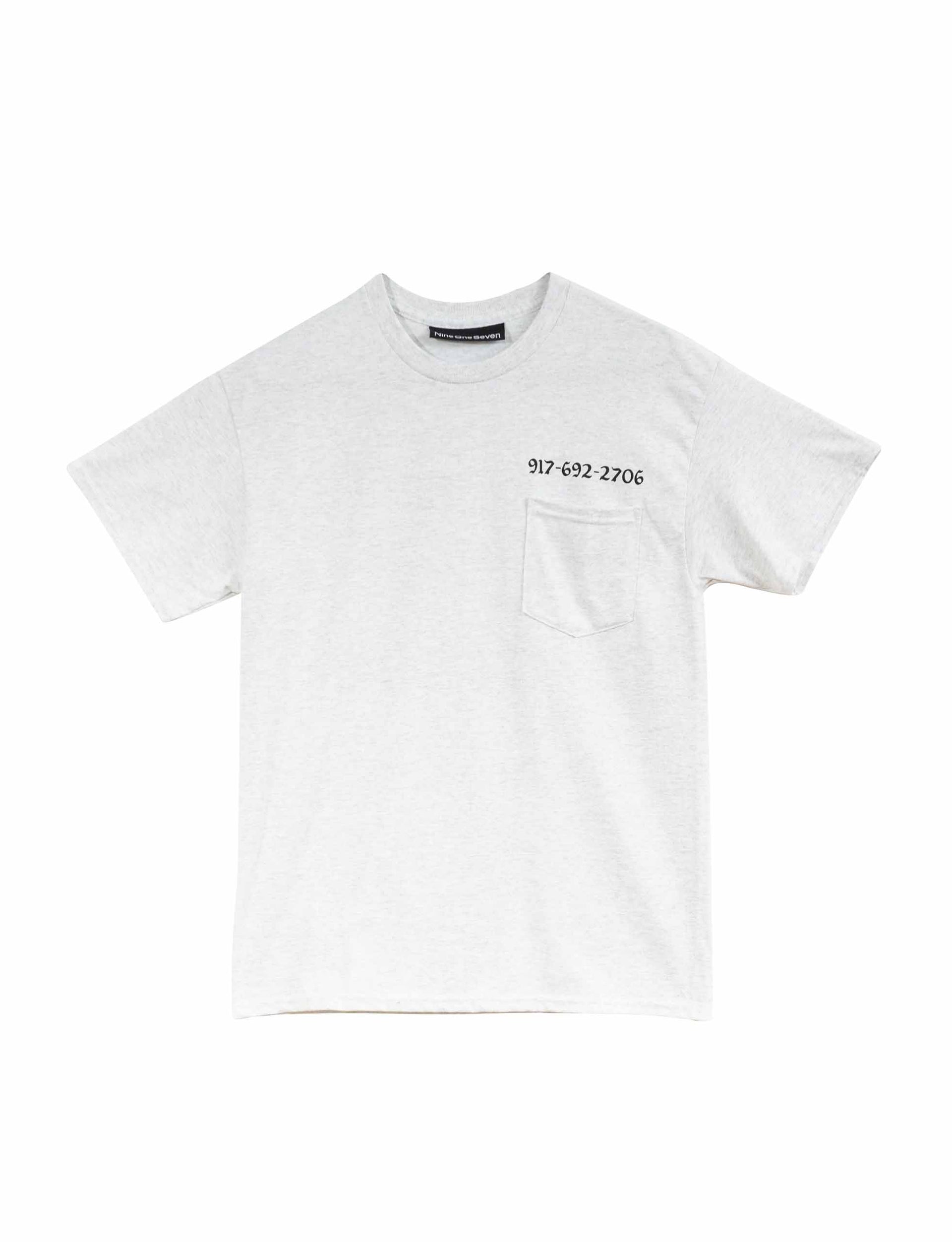 CALL ME 917 LOVE TIME POCKET TEE
