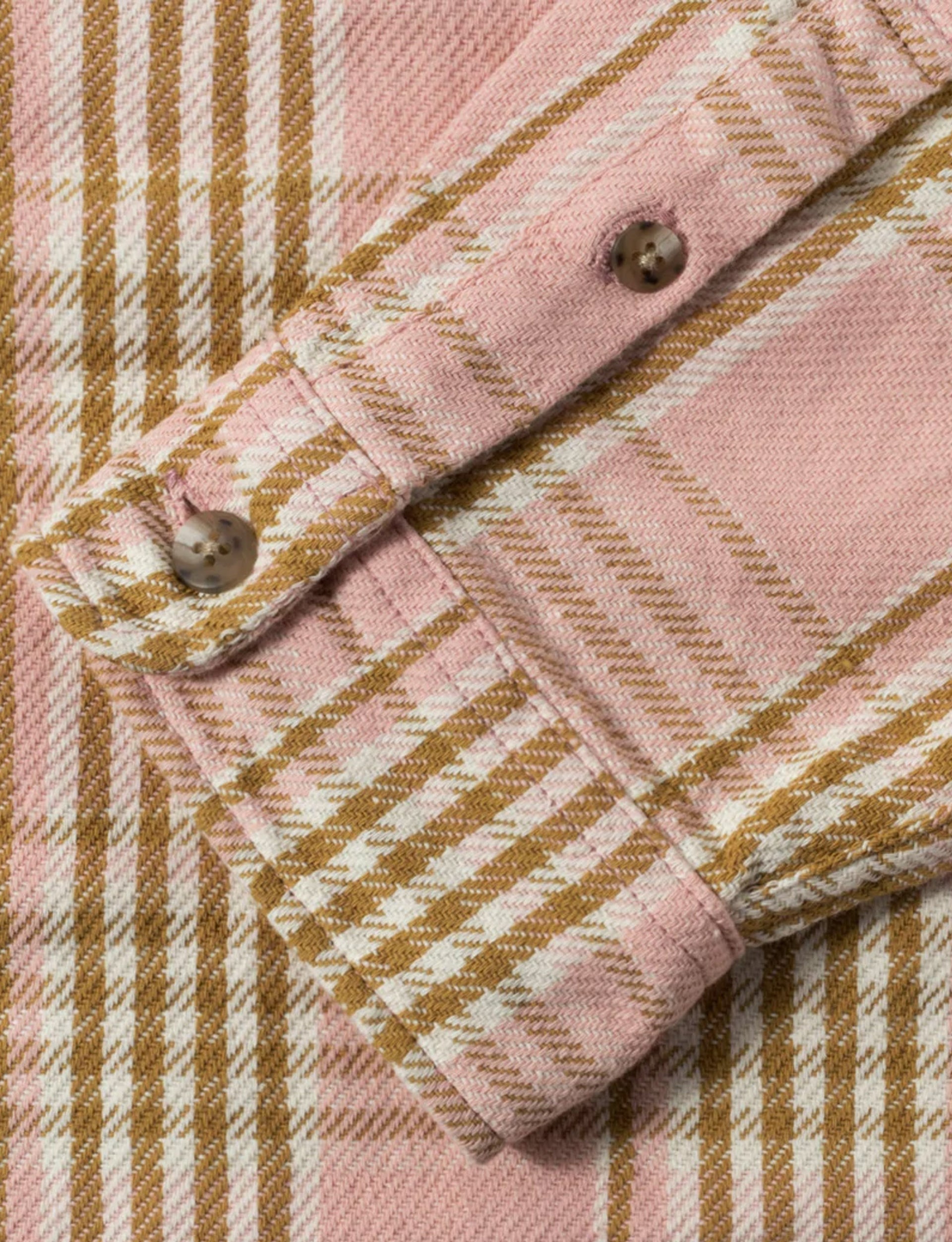 STÜSSY Laguna Plaid Shirt PINK