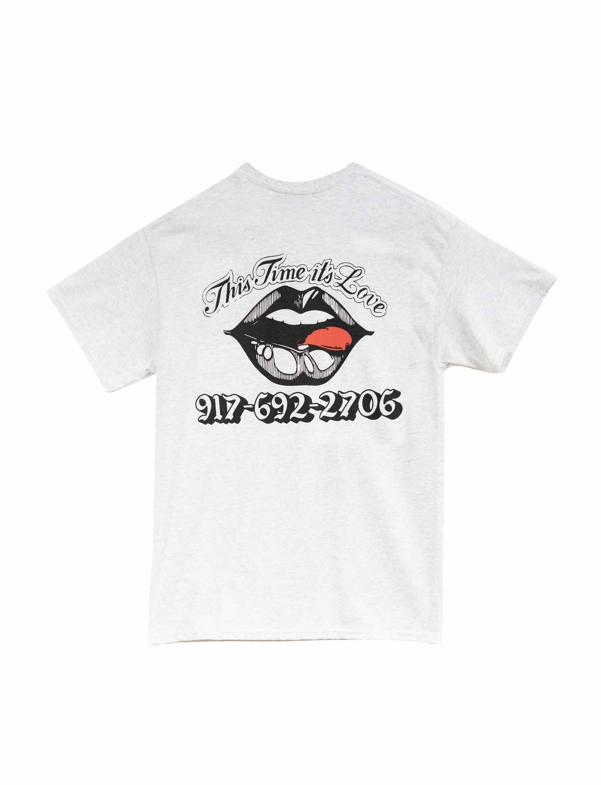 CALL ME 917 LOVE TIME POCKET TEE