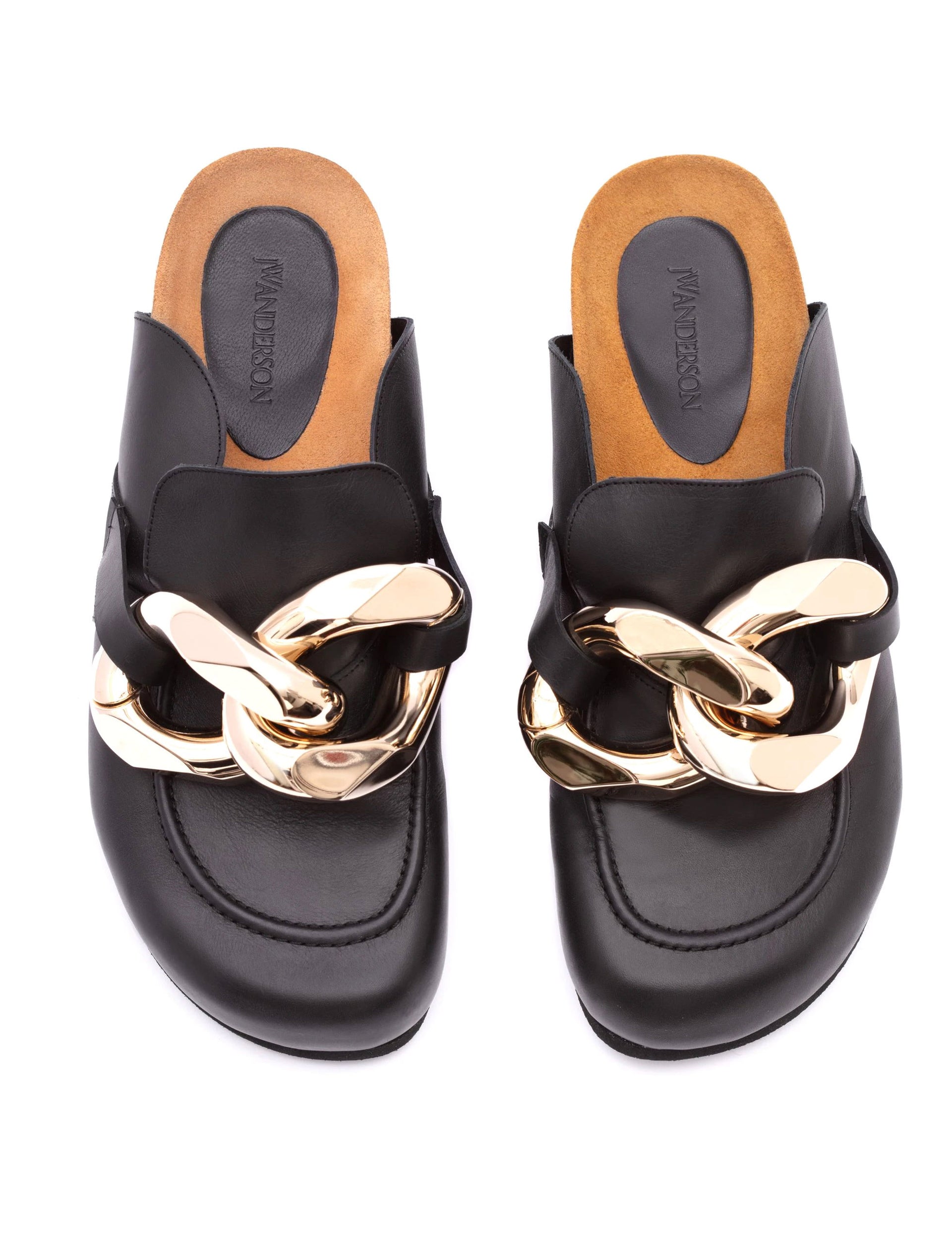 JW ANDERSON MEN’S CHAIN LOAFER MULES