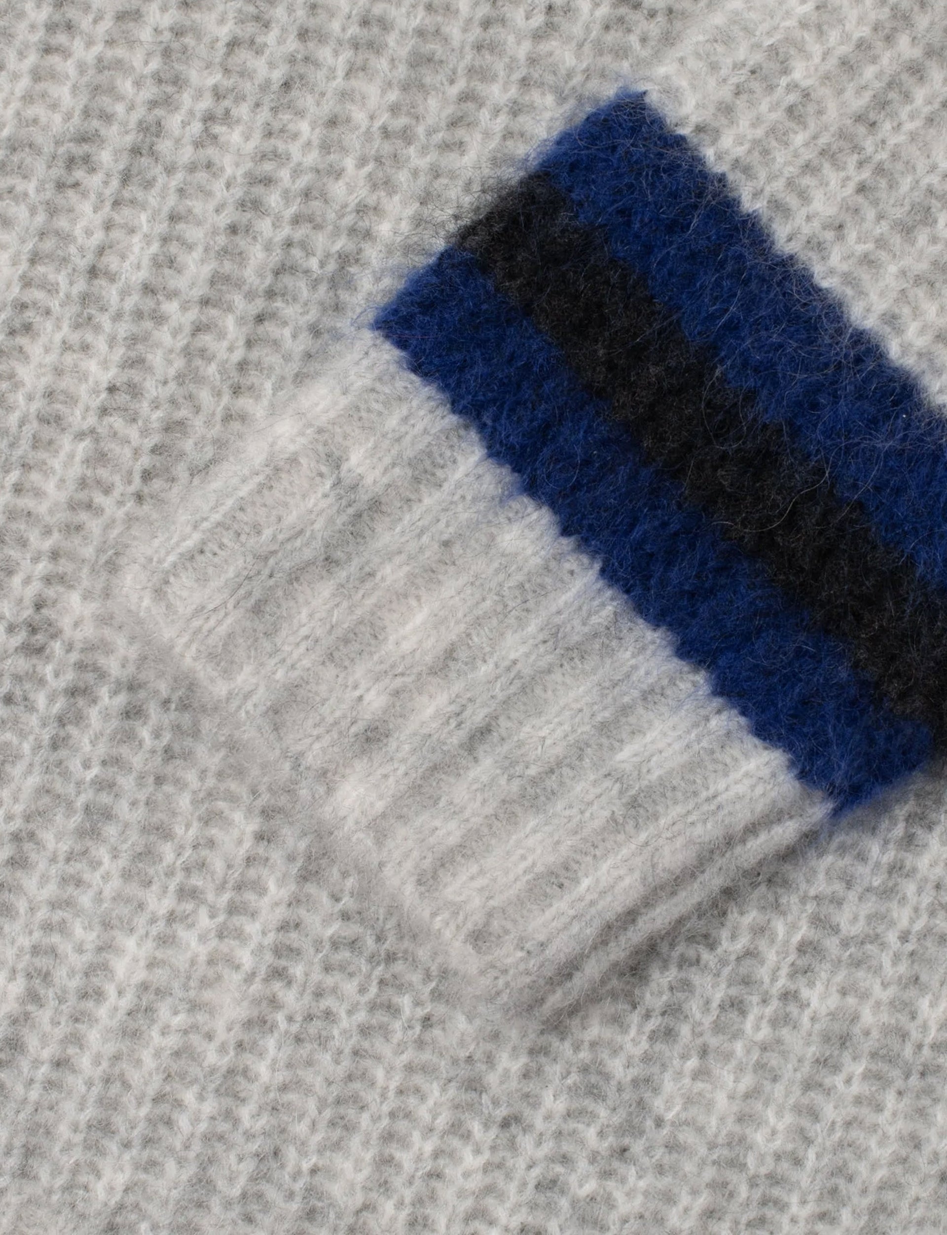 STÜSSY MOHAIR TENNIS SWEATER ASH