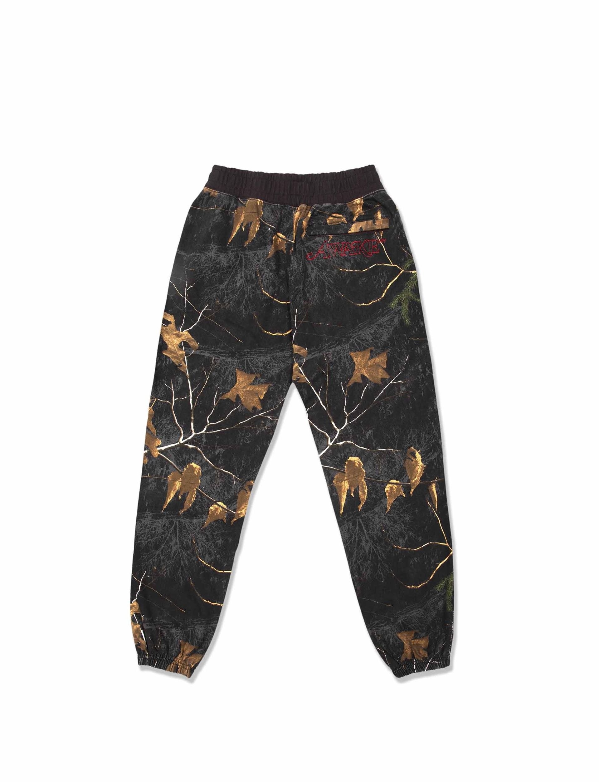 AWAKE CLASSIC OUTLINE LOGO EMBROIDERED SWEATPANTS (REAL TREE)