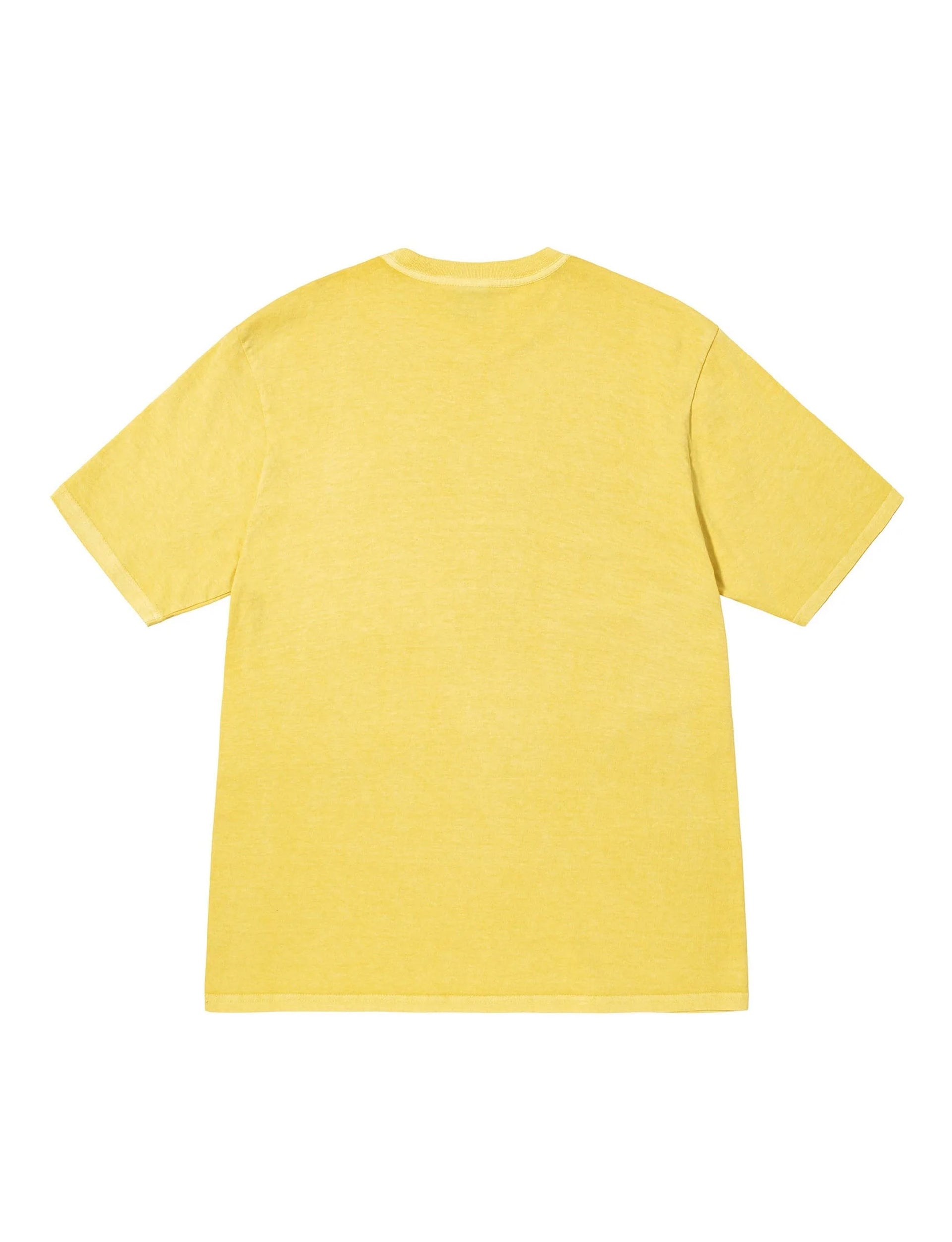 STÜSSY RAT PIGMENT DYED TEE YELLOW