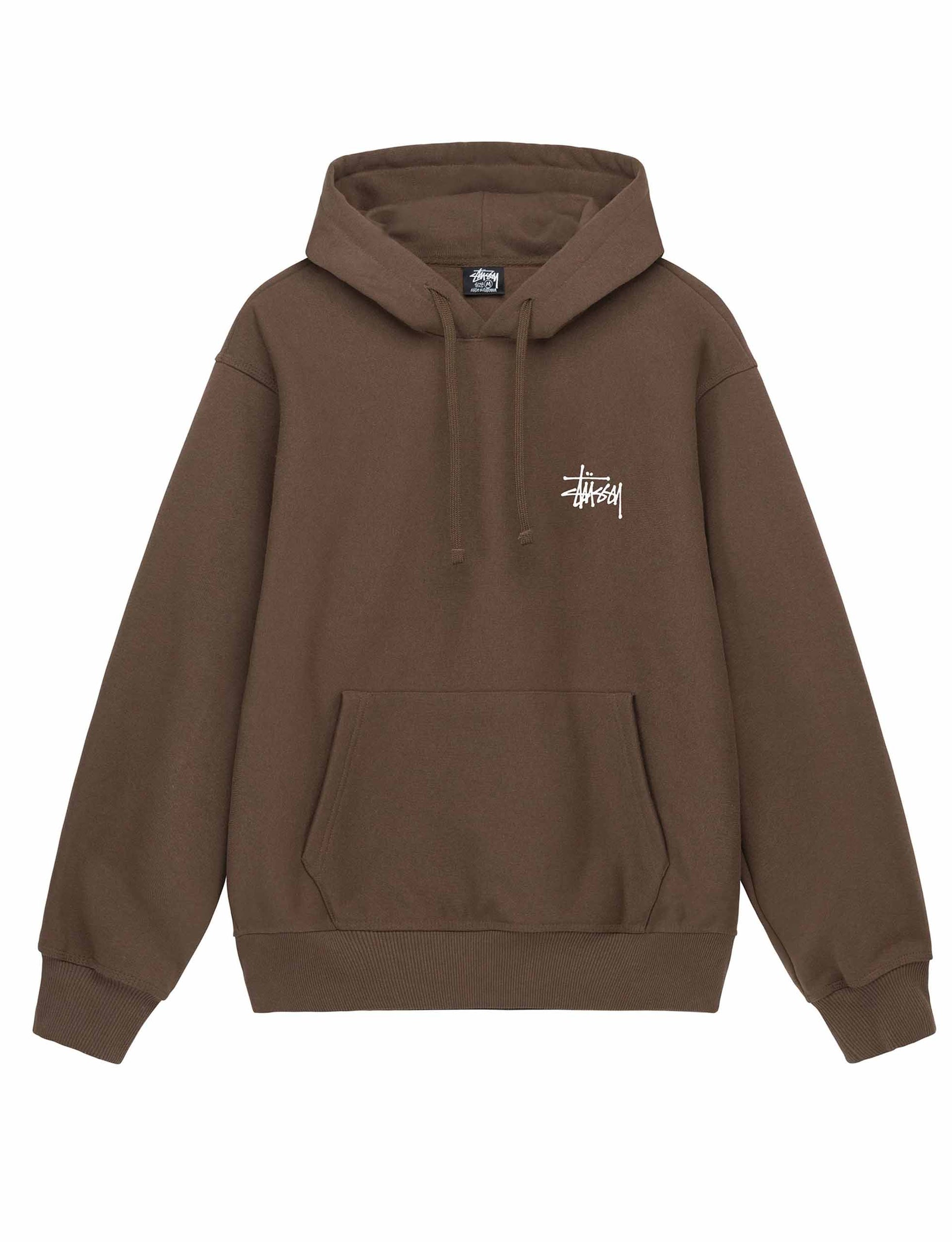 STÜSSY Basic Hood COFFEE