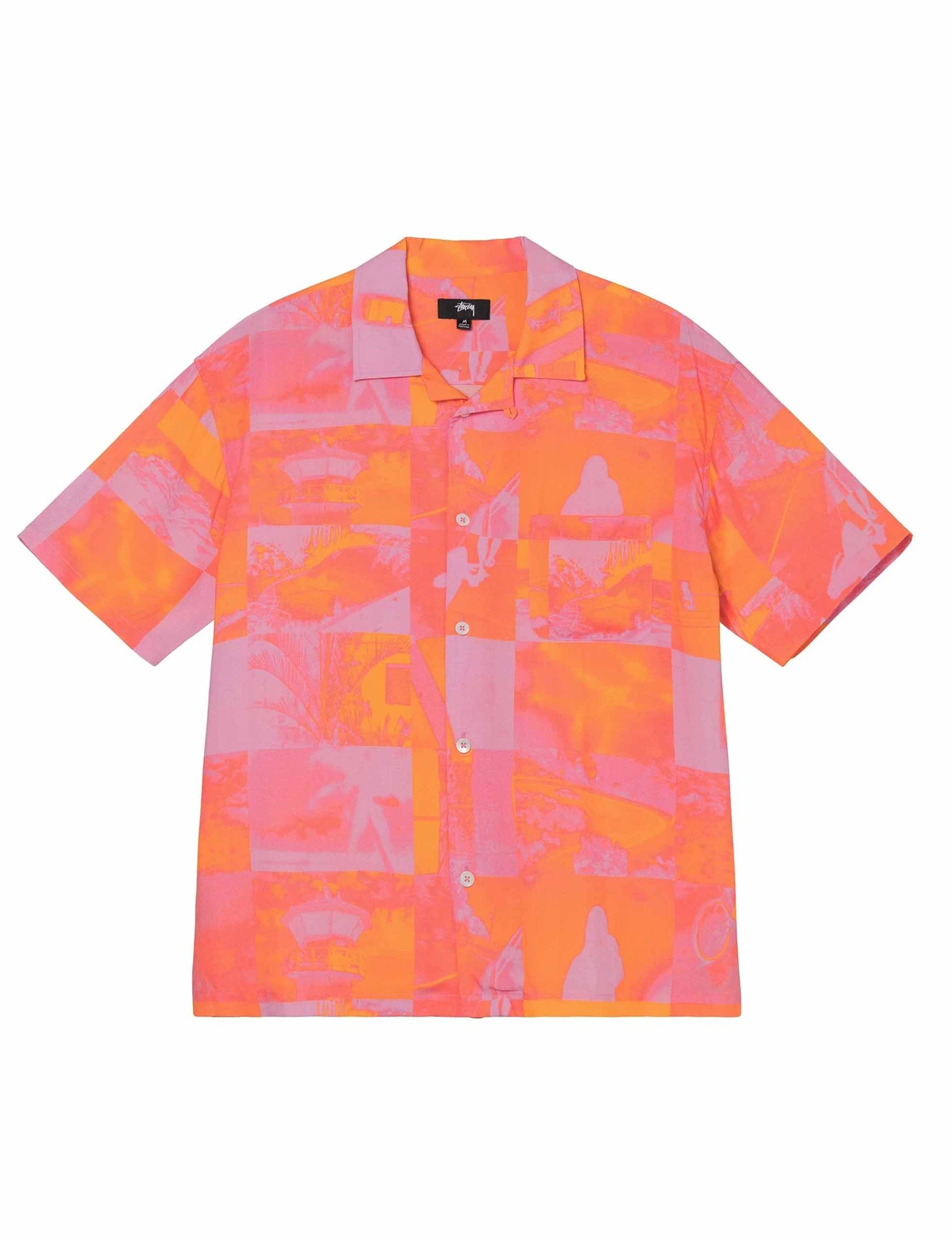 STÜSSY Photo Film Shirt PINK