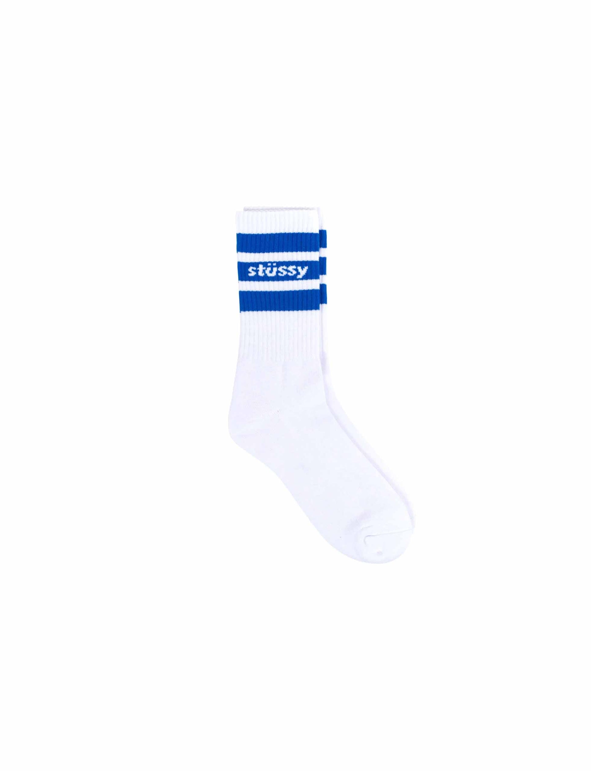 STÜSSY Stripe Crew Socks BLUE