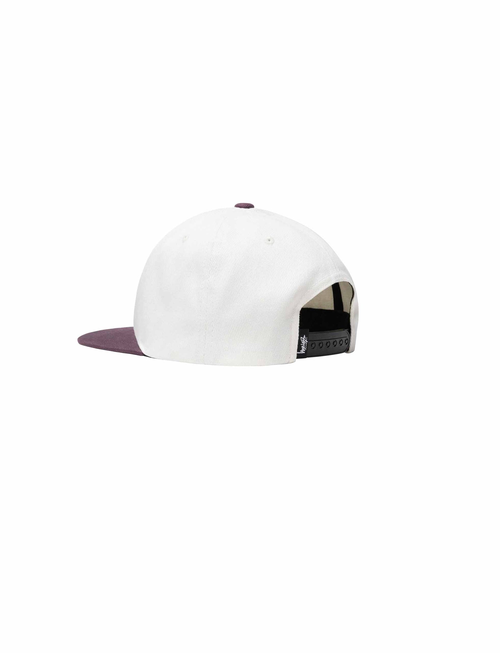 STÜSSY Twill Stock 8 Ball Cap WHITE
