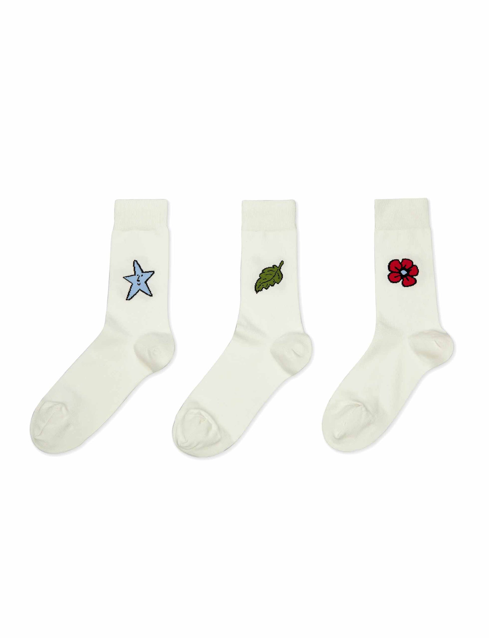 SKY HIGH FARM UNISEX 3 SOCKS PACK KNIT
