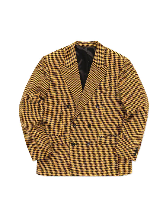 AWAKE NY Wool Houndstooth Double Breasted Suit