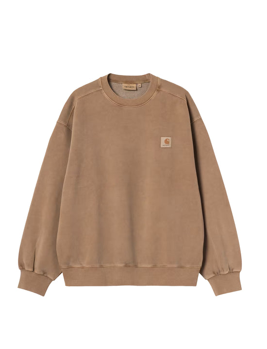 CARHARTT WIP Vista Sweatshirt WIP H Brown, Garment dyed