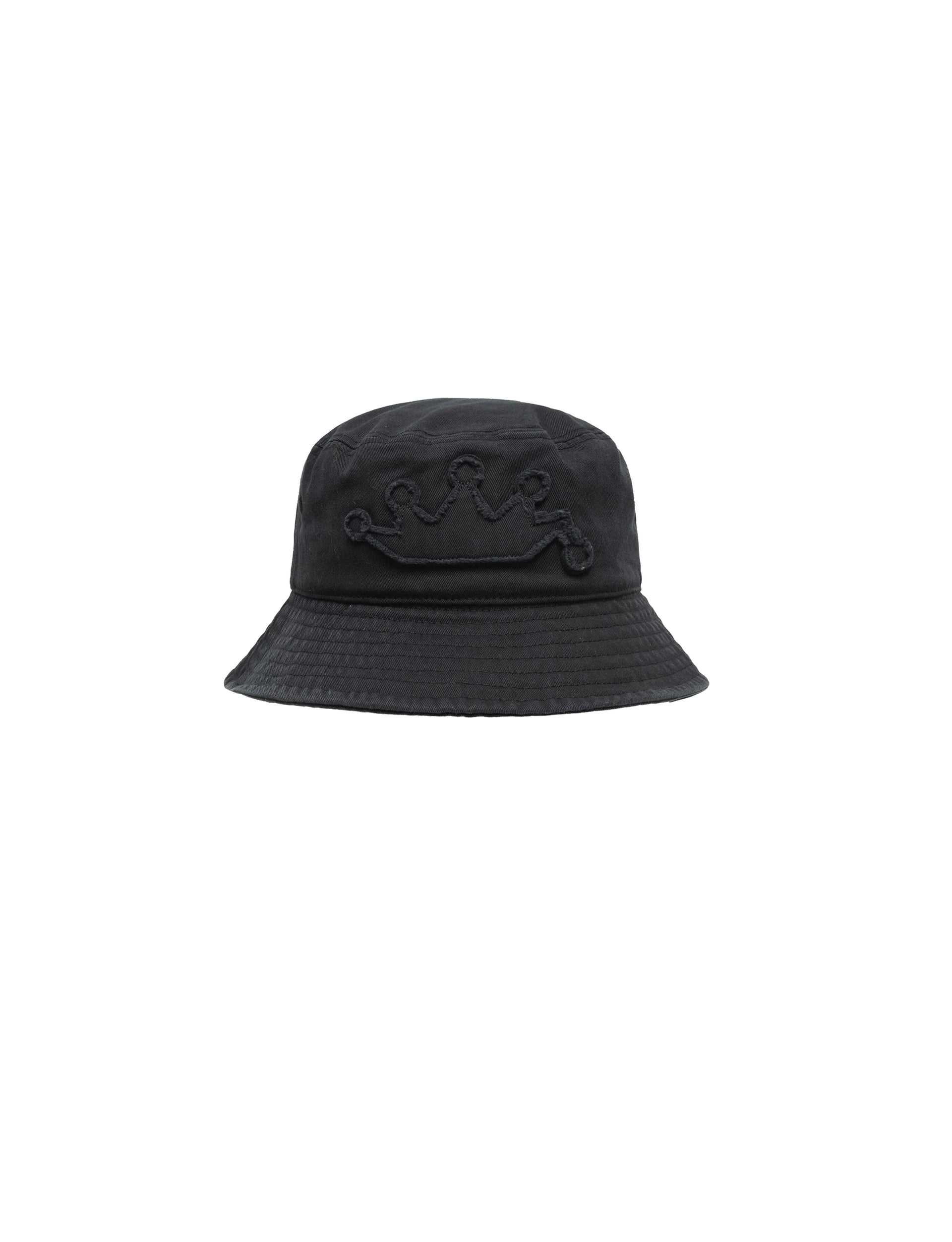 STÜSSY Crown Applique Bucket Hat BLACK