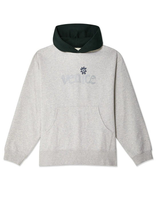 ERL VENICE GREY HOODIE KNIT