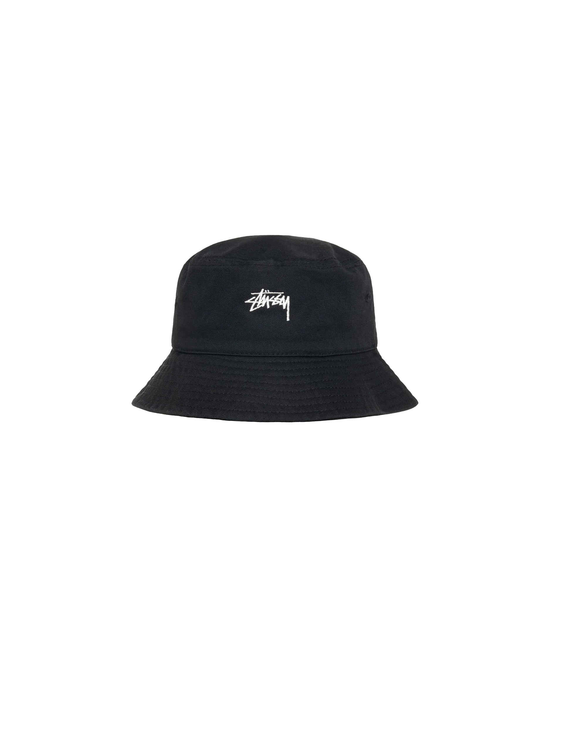 STÜSSY Stock Bucket Hat BLACK