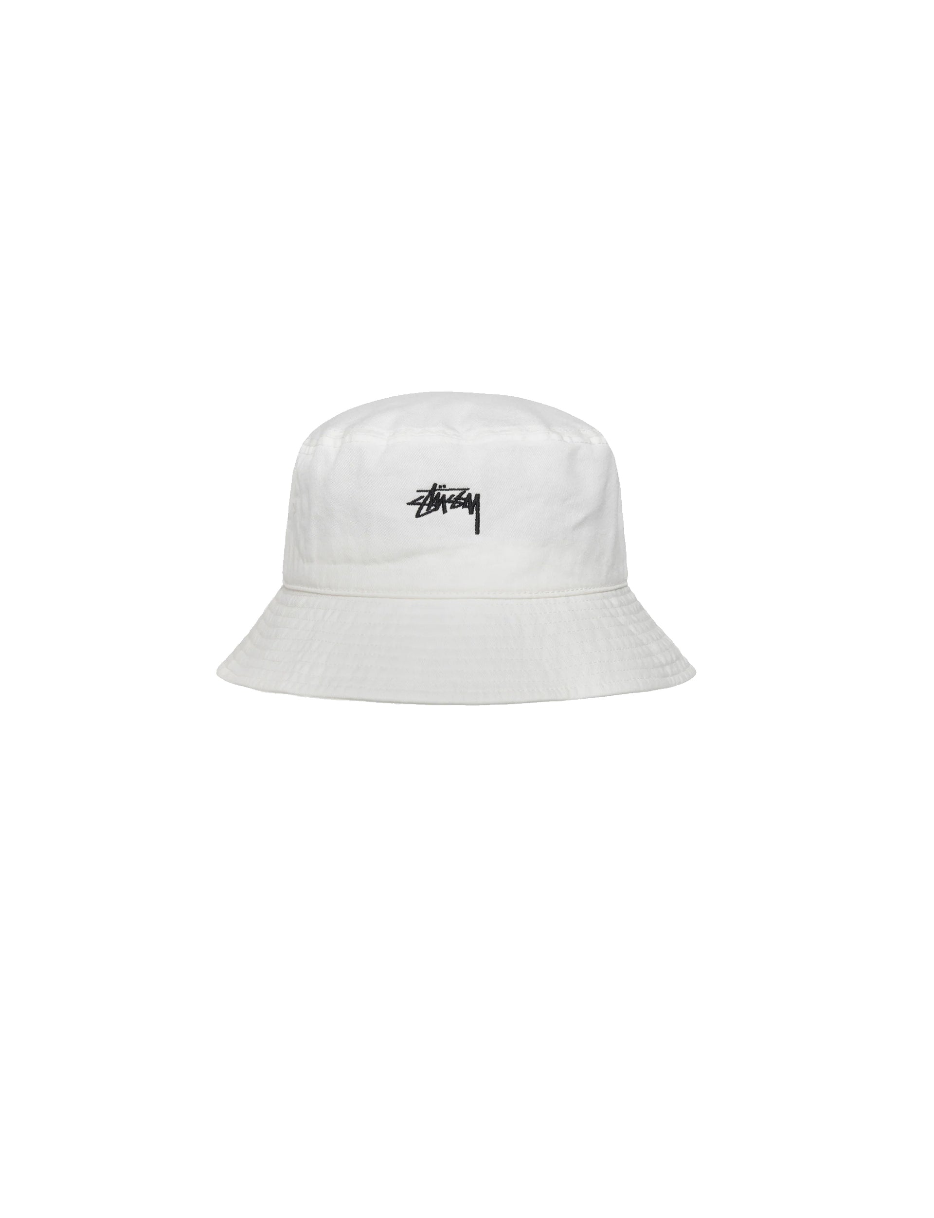 STÜSSY Stock Bucket Hat black NATURAL