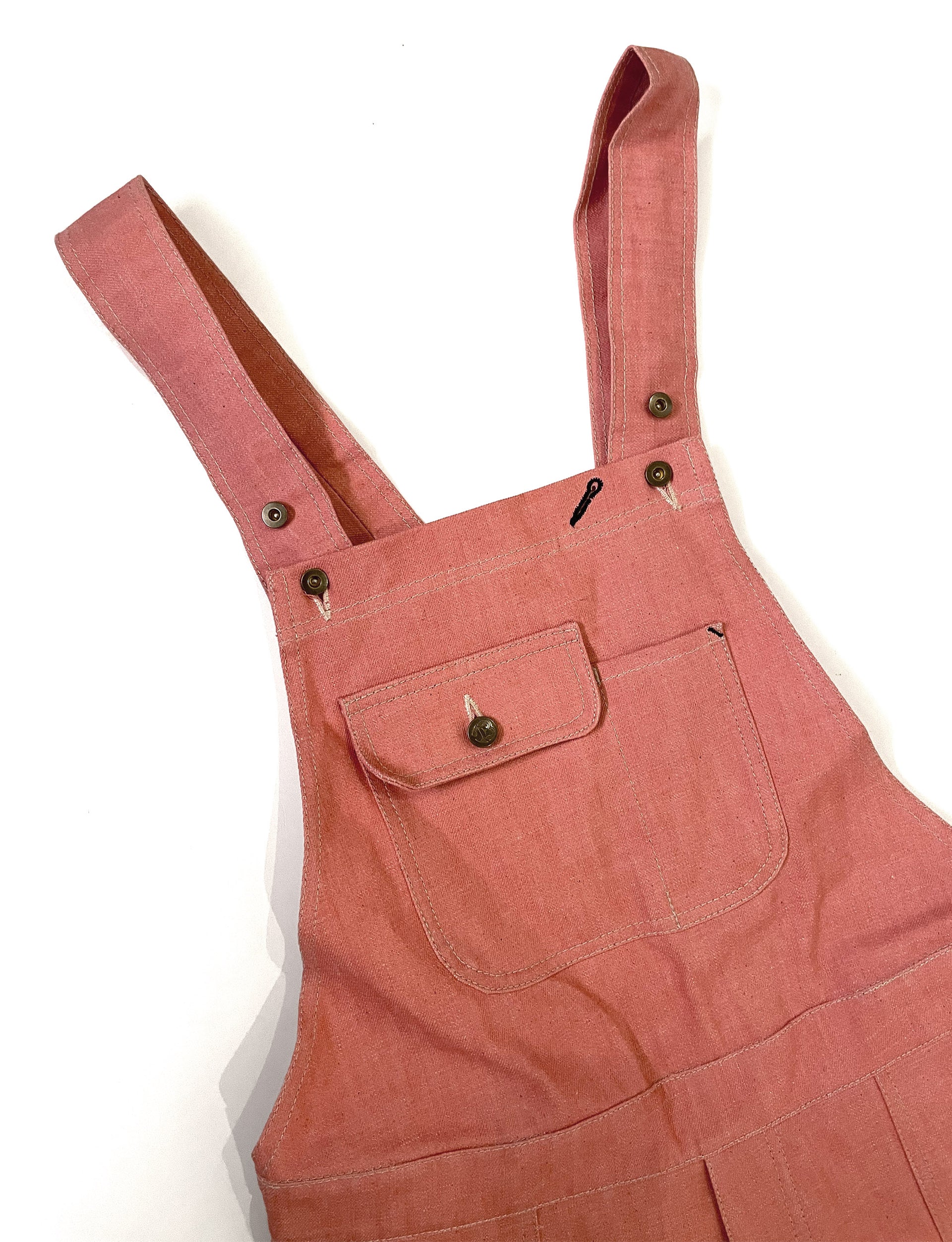 TRECE MANUFACTURING PINK Denim Overall