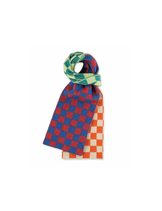 Howlin' Cosmic Checkerboard Scarf - Sky Dream