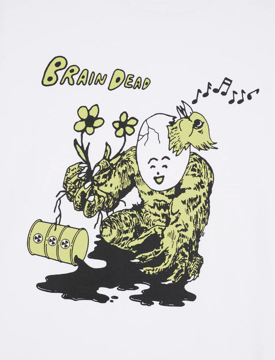 BRAIN DEAD Nuclear Evolution T-shirt - White