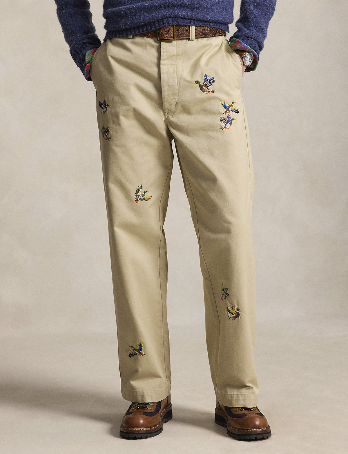 POLO RALPH LAUREN THE EMBROIDERED BIG CHINO BEIGE/KHAKI