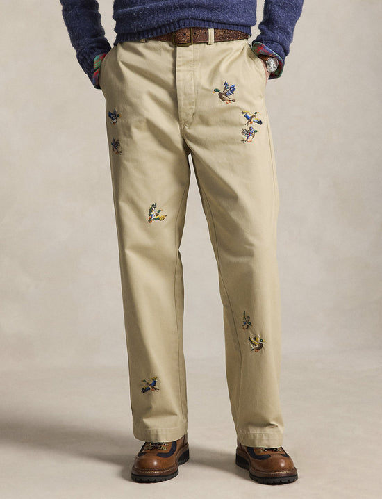 POLO RALPH LAUREN THE EMBROIDERED BIG CHINO BEIGE/KHAKI