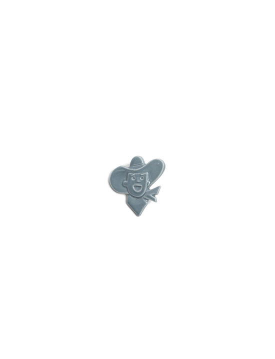 ANDRESGALLARDO X MINI COWBOY PIN GREY