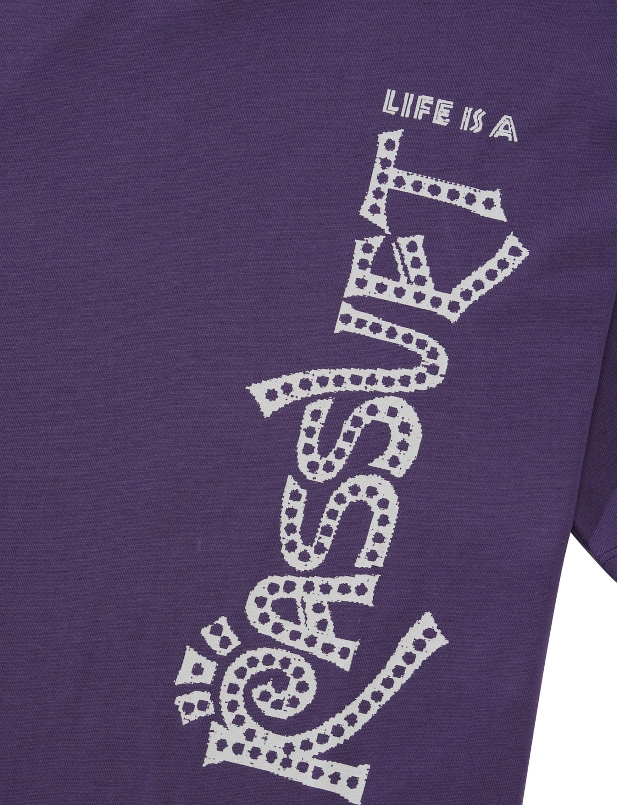 【RASSVET】ラスベート Cabaret Tee RASSVET CABARET TEE SHIRT KNIT PURPLE - minishopmadrid