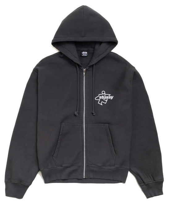 STÜSSY SURF SIZE ZIP HOODIE