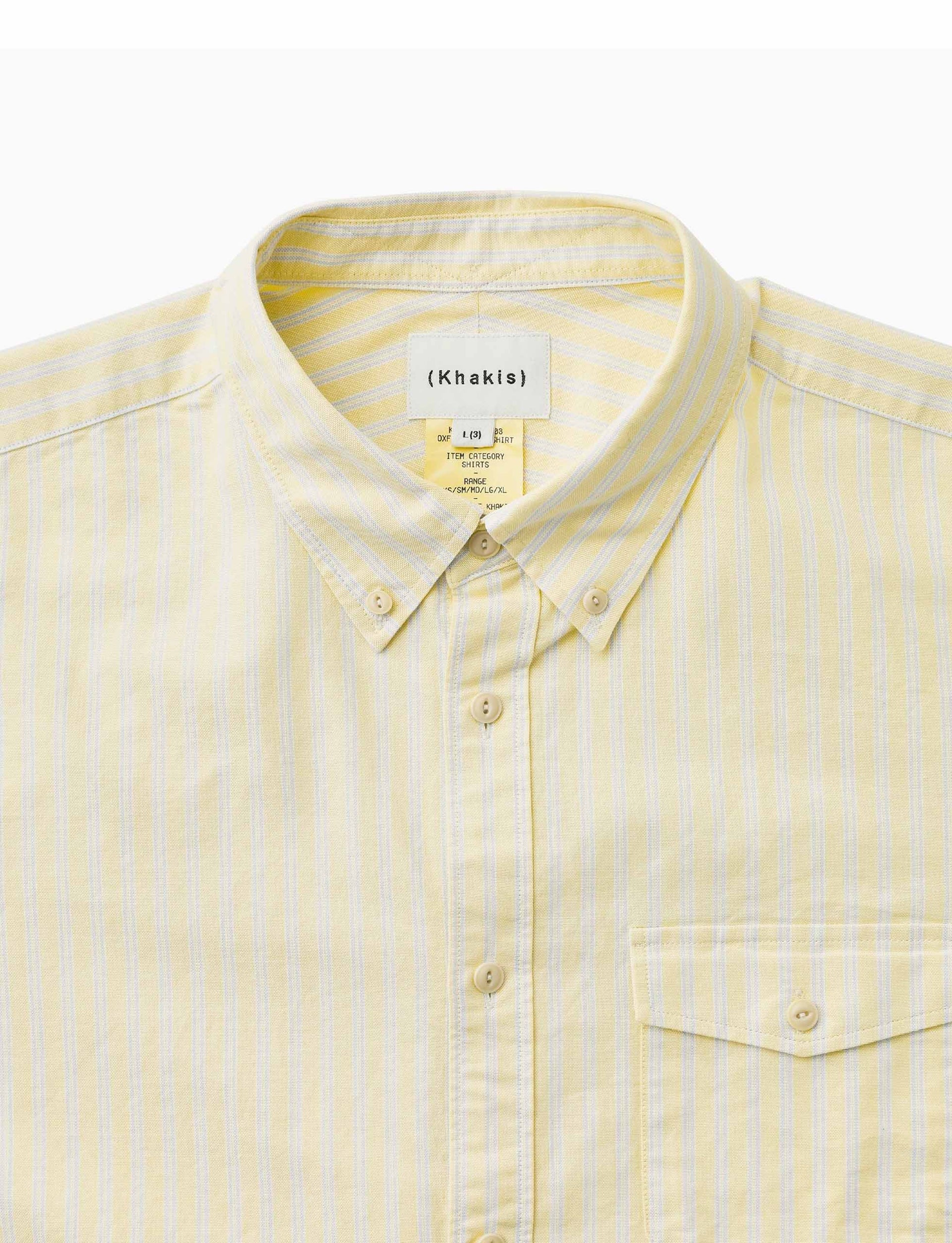 Khakis Oxford Club Shirt Yellow