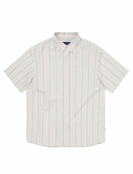 THISISNEVERTHAT Striped S/S Shirt GREEN