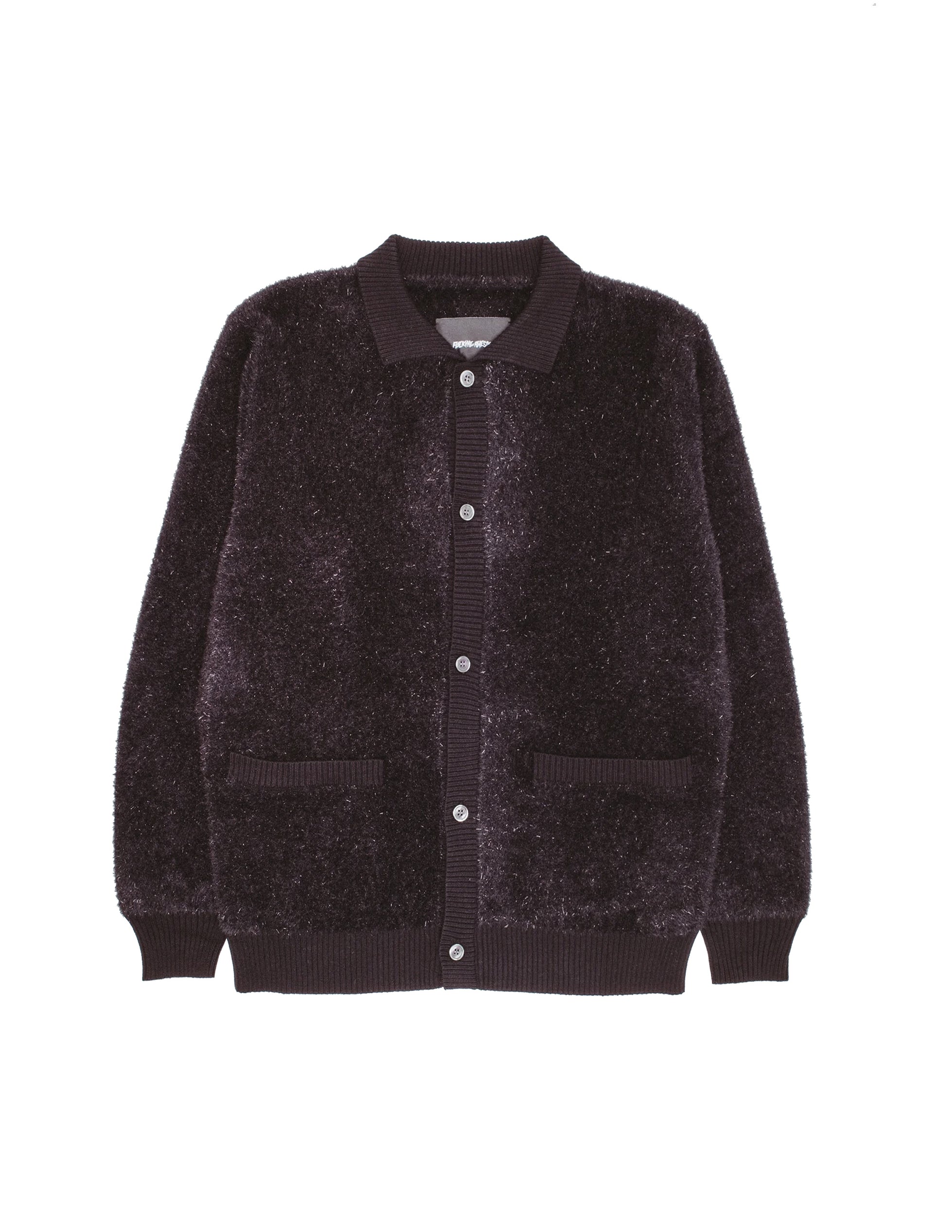 FUCKING AWESOME Big Night Out Cardigan BLACK