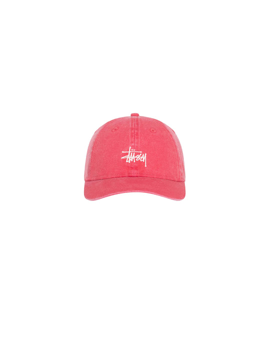 STÜSSY BASIC STÜSSY CAP DEEP ROUGE