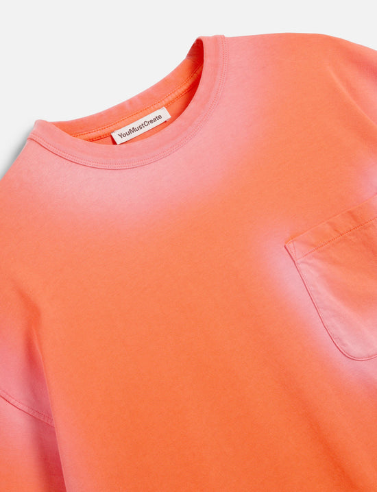 YouMustCreate TRIPLE POCKET T SHIRT Red