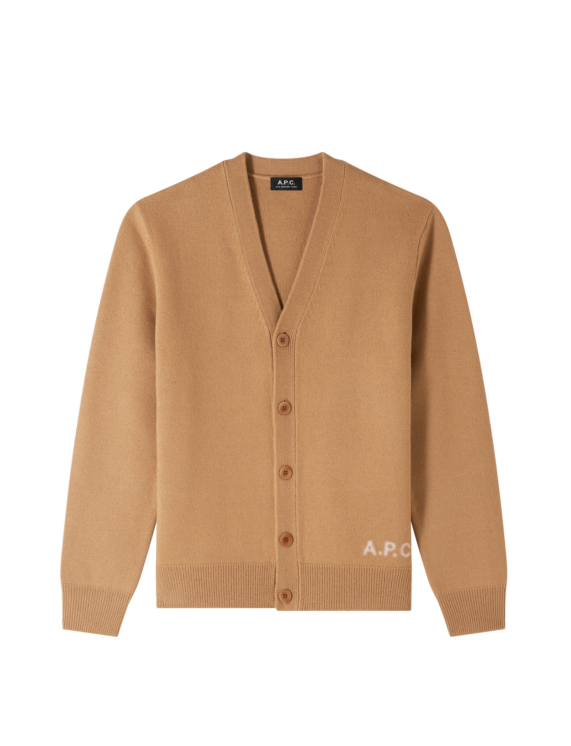 A.P.C. CARDIGAN KENNY CAMEL - minishopmadrid