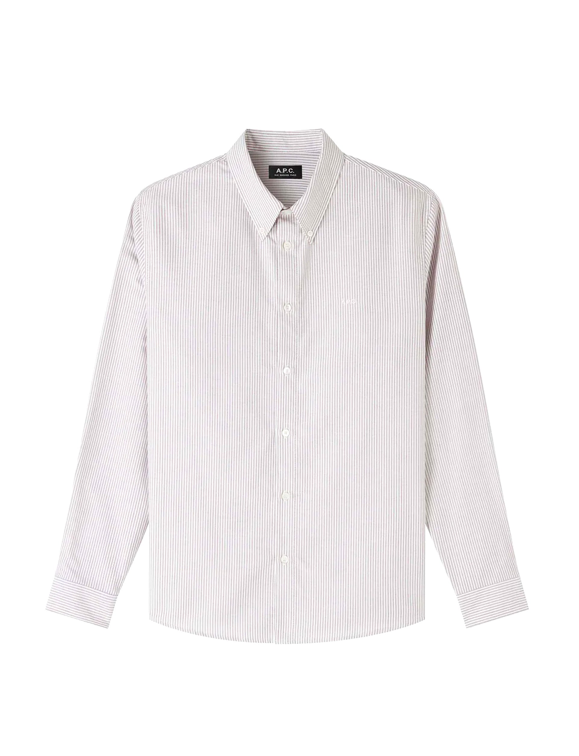 A.P.C. CHEMISE NEW GREG GAA RED