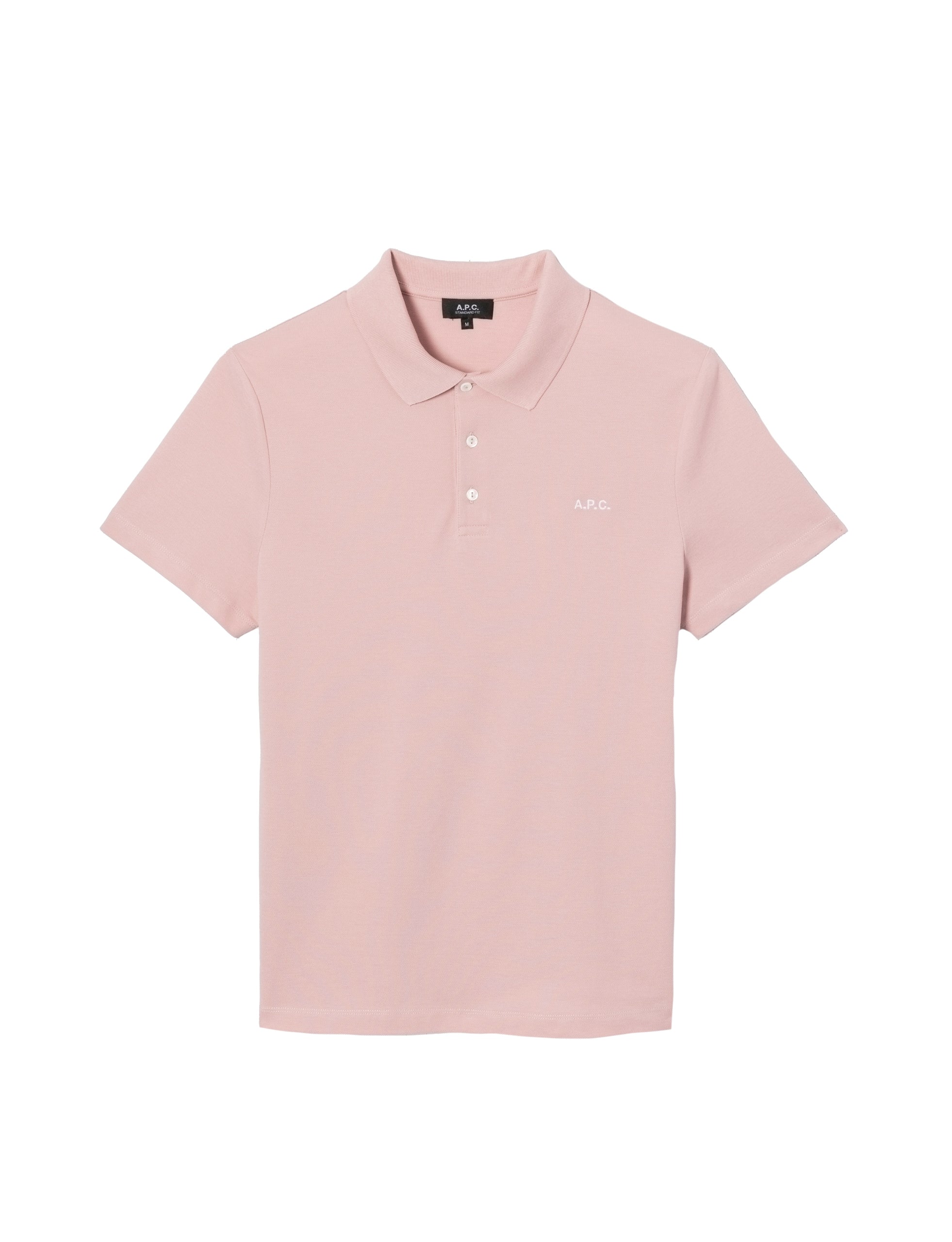 A.P.C. POLO STANDARD GOTS PINK - minishopmadrid