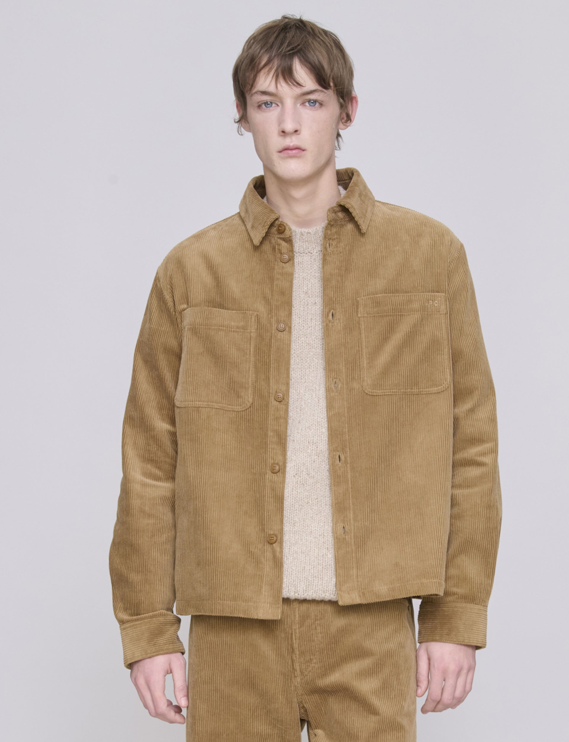 A.P.C. SURCHEMISE LEON CAA BROWN