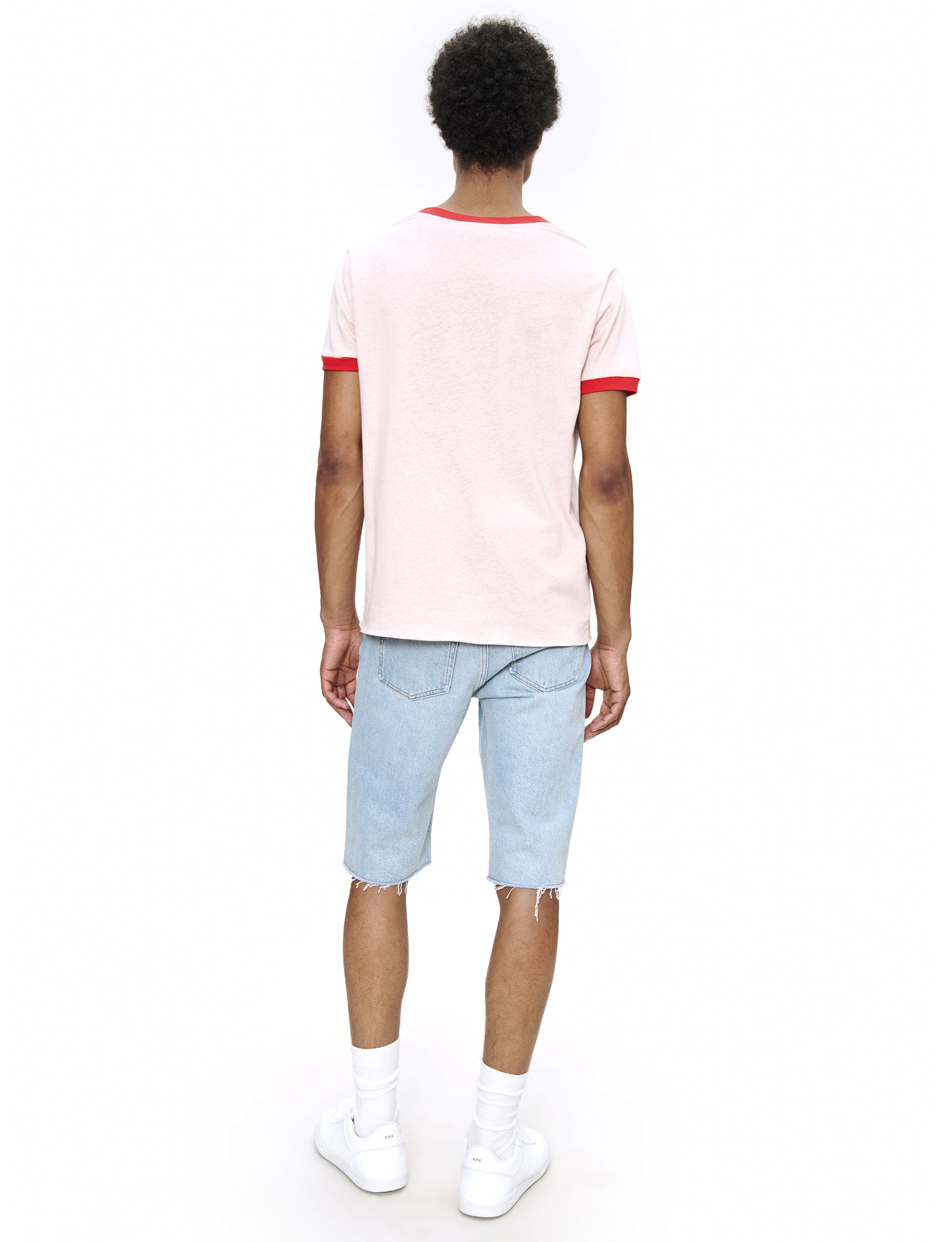 A.P.C. T-SHIRT JULES FAA PINK