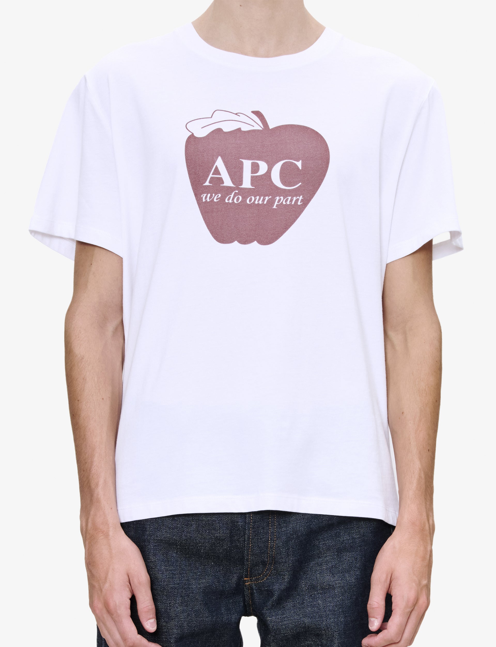 A.P.C. T-SHIRT POMME WHITE