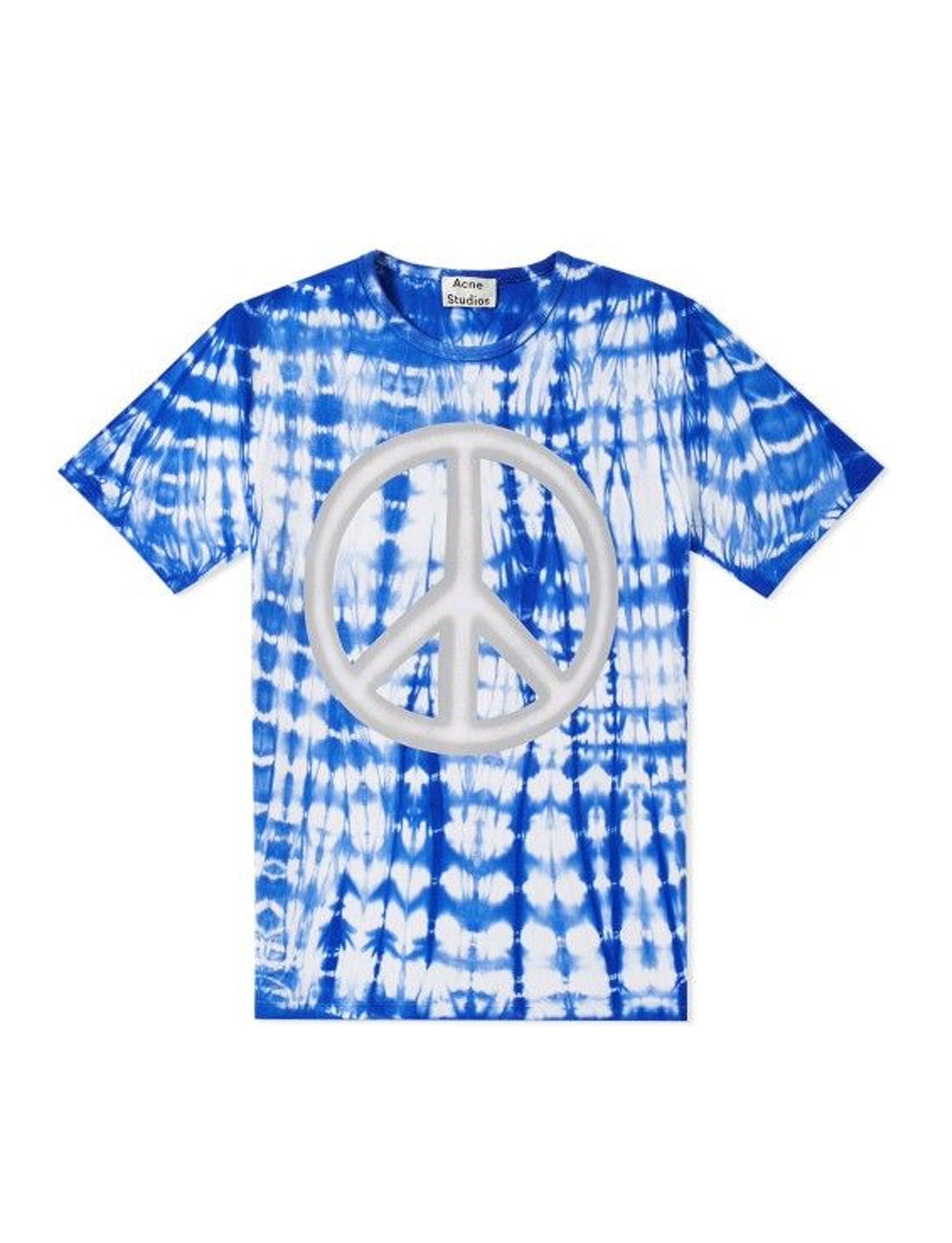 ACNE STUDIOS NIAGARA PEACE TEE INK BLUE