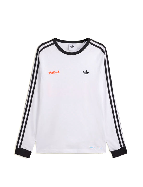 ADIDAS ORIGINALS BAD BUNNY LONGSLEEVE TEE WHITE MADRID WHITE