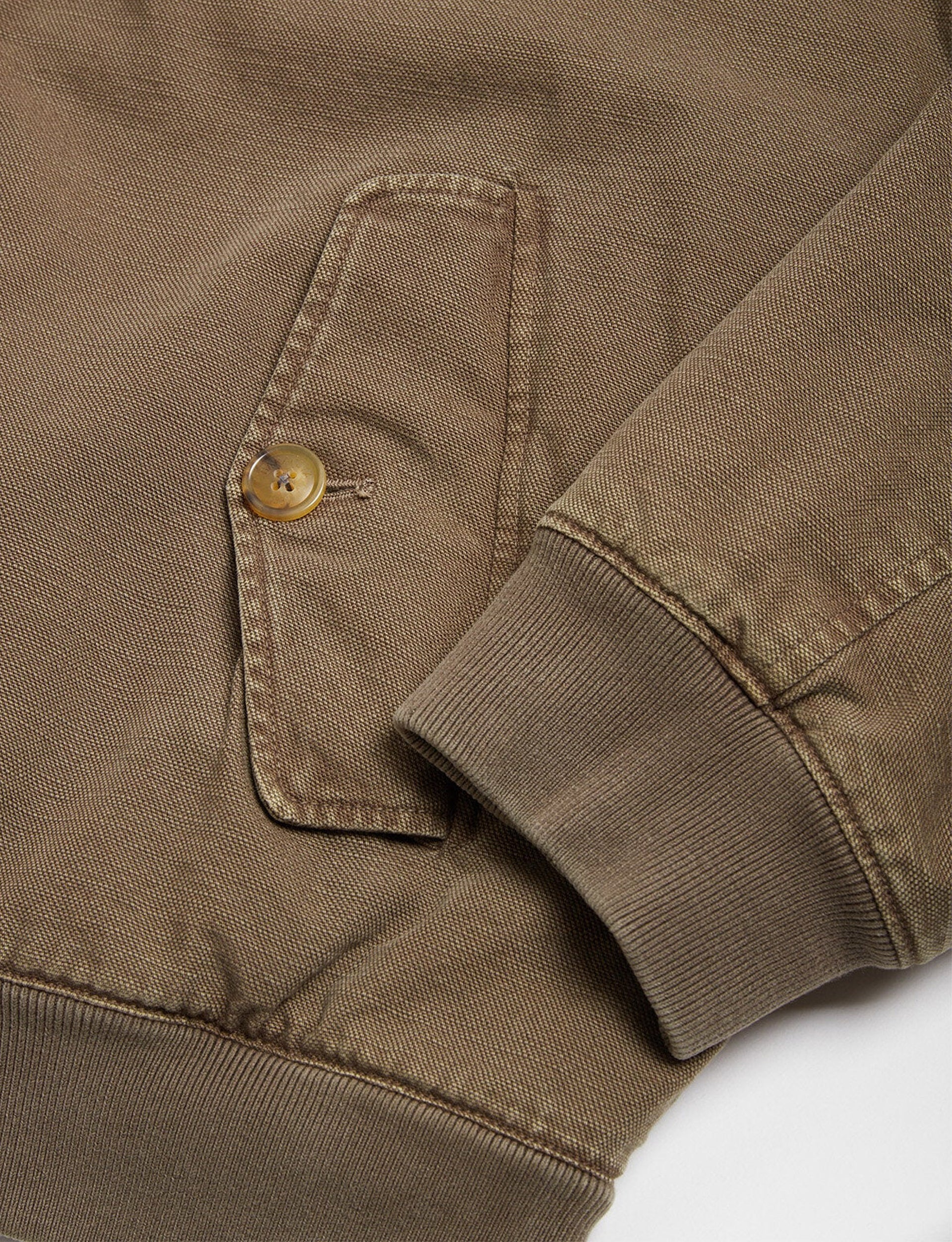 BARACUTA WAXED G9 POCKET WAXED COTTON Tarmac Green