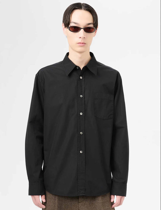 OUR LEGACY BEYOND BD SHIRT Black All Day Poplin