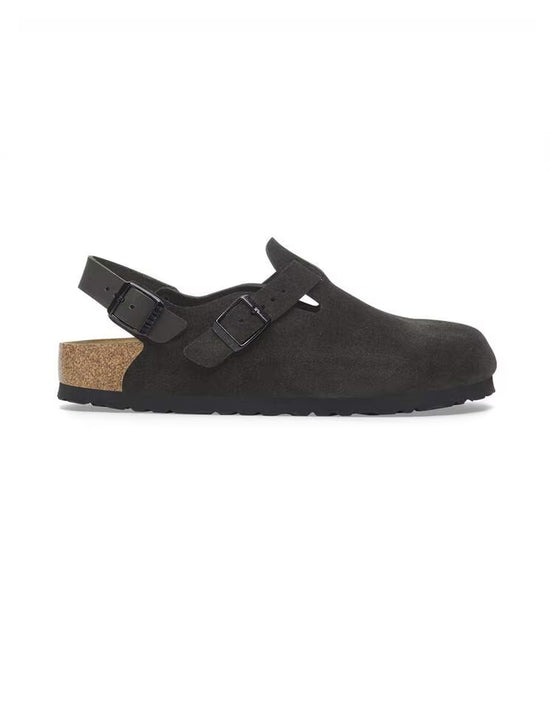 BIRKENSTOCK Tokio  Suede Leather BLACK