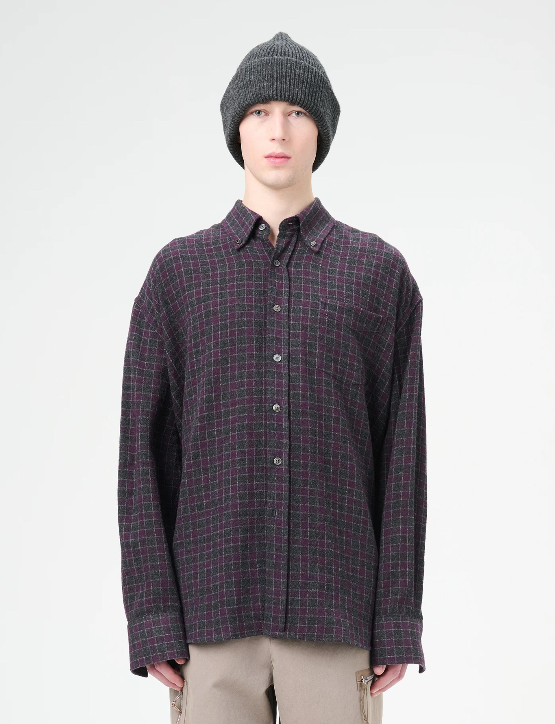 OUR LEGACY BEYOND BD SHIRT Sophomore Check Rur Wool