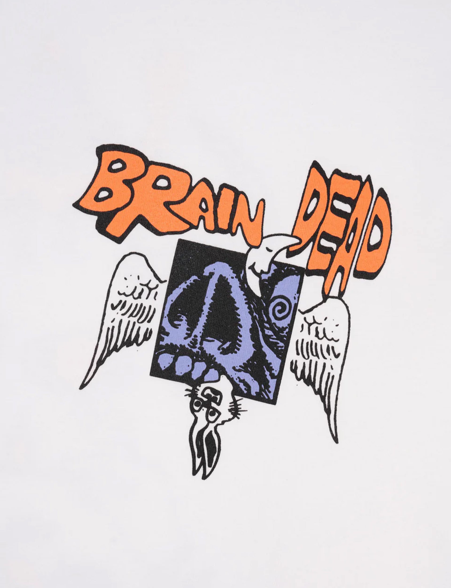 BRAIN DEAD Cosmic Debris Long Sleeve Shirt - White