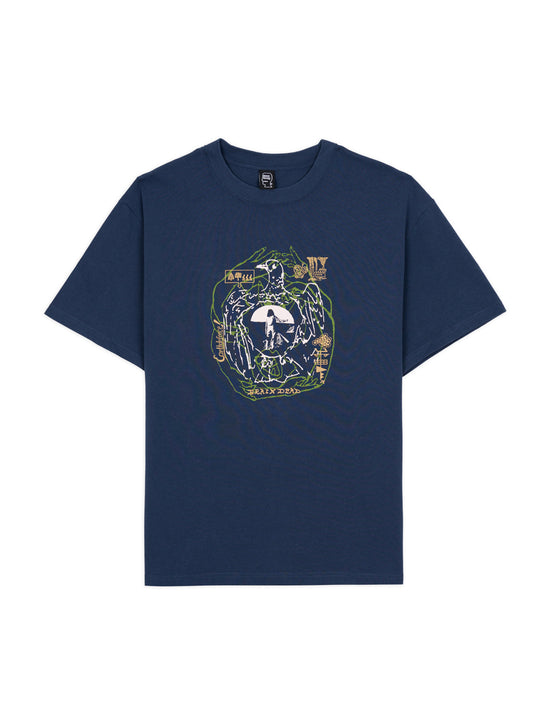 BRAIN DEAD EARTH DEFENSE TSHIRT - SLATE