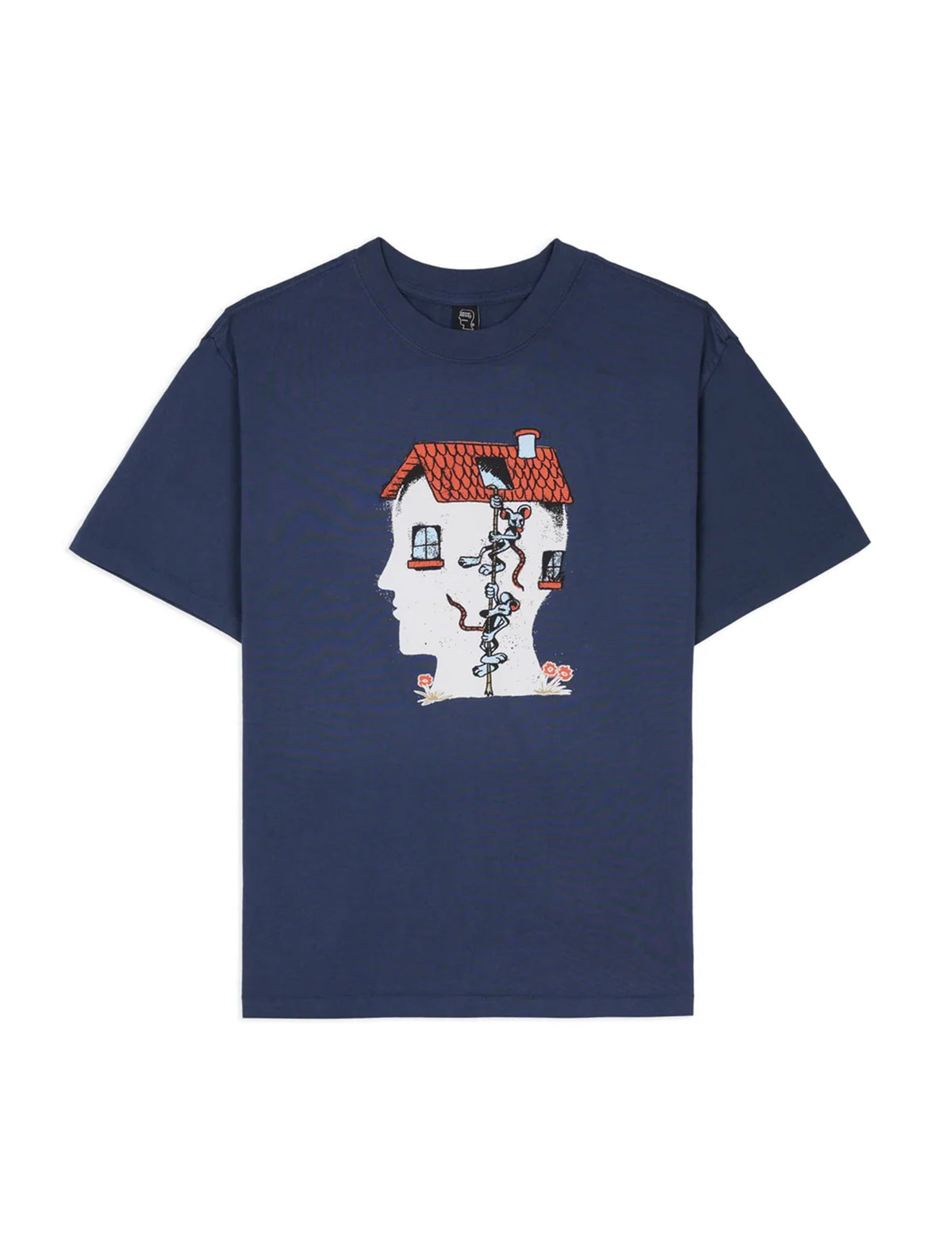 BRAIN DEAD House Mouse T-shirt - Blue