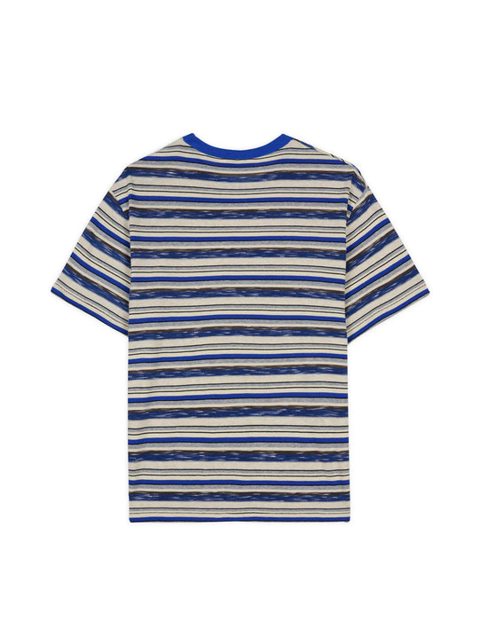 BRAIN DEAD Toni Stripe T-shirt - Blue Multi