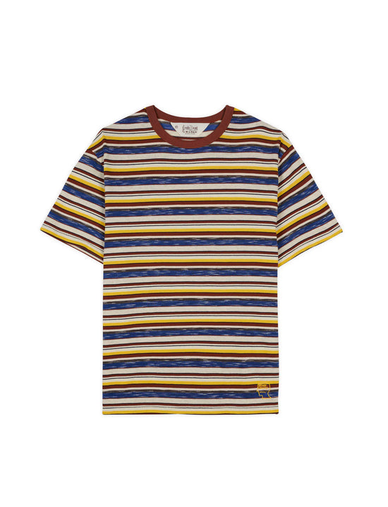 BRAIN DEAD Toni Stripe T-shirt - Yellow Multi