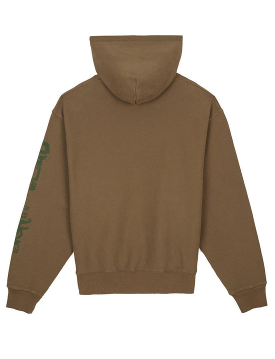 Brain Dead FUTURE VISION HOODIE COFFEE