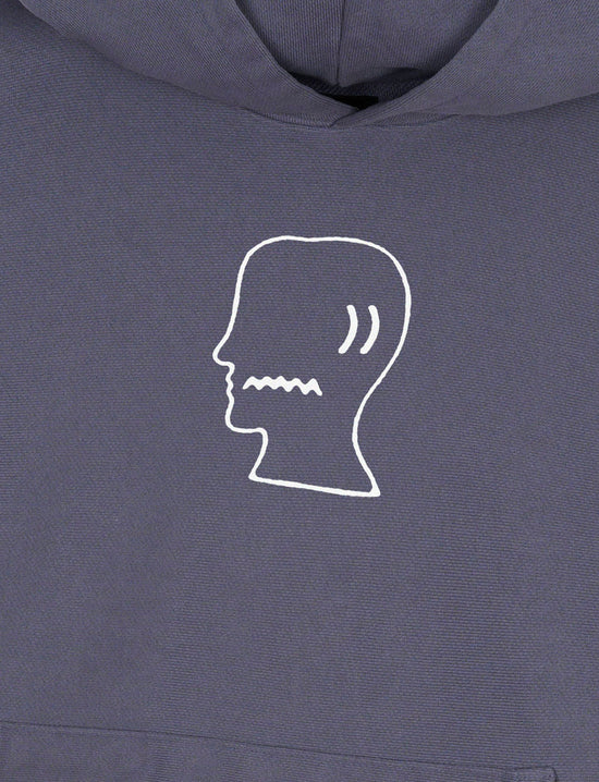Brain Dead Logohead Hoodie - Slate